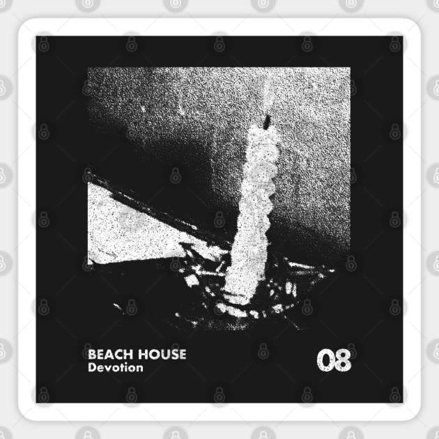 Beach House / Devotion / Minimalist Graphic Artwork Design Magnet by saudade